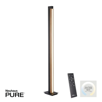 Podłogowa lampa PURE-LINES brązowa antracyt 451-79 1xLED 21W CCT z pilotem