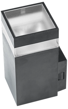 Kwadratowa lampa ścienna Jason AZ5222 LED 9W 4000K szara