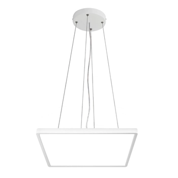 Lampa kwadratowa zwis Bastia PND-83625-300S-24W-WH Italux LED 24W 2800-6000K biały