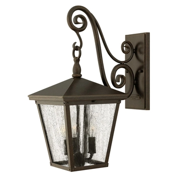 Lampa wisząca ścienna HK-TRELLIS2-M Hinkley metalowa brązowa
