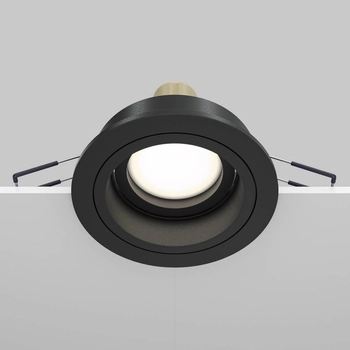 Wpuszczana lampa przysufitowa Atom DL025-2-01B czarny