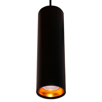 LAMPA wisząca LATI 307576 Polux metalowa OPRAWA tuba ZWIS czarna