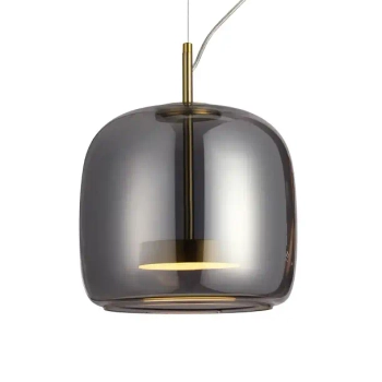 Lampa wisząca Caste PND-17760A-BRSS-SG LED 10W 3000K przydymiony złoty