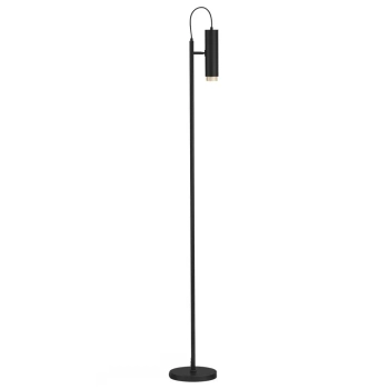 Podłogowa lampa TORVILA LE45624 regulowana tuba czarny złoty