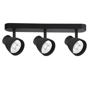 Regulowana sufitowa lampa Dravo LP-9523/3WS BK potrójna czarna