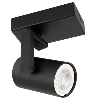Sufitowa lampa MOLA SPL-2846-1 BL regulowana reflektorek spot czarny