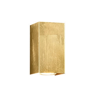 Loftowa LAMPA ścienna CLEO 206500279 Trio metalowa OPRAWA prostokątny kinkiet złoty