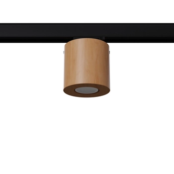Trójobwodowa lampa sufitowa do systemu szynowego ORBIS MYL.00439 drewniana