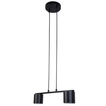 Loftowa zwisająca lampa Mila 2 41343 tuby do salonu czarny
