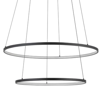 Pierścieniowa wisząca lampa Circolo 10814 Nowodvorski LED 35W 3000K czarna