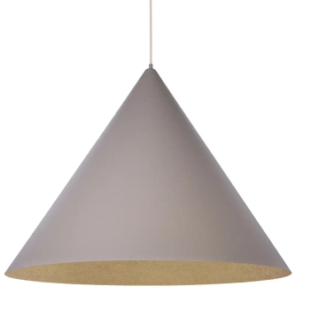 Lampa wisząca trójkątna VESUVIO 41059 nad stół szara złota