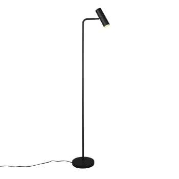 Podłogowa lampa MARLEY 412400132 czarna tuba z włącznikiem 151cm