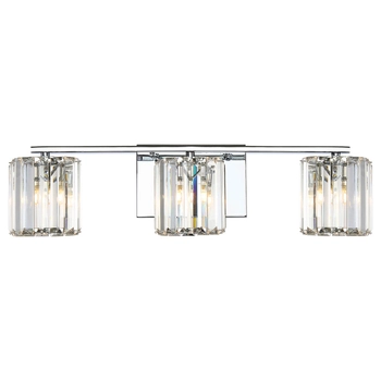Potrójna lampa ścienna Divine QZ-DIVINE3-PC-BATH crystals IP44 chrom