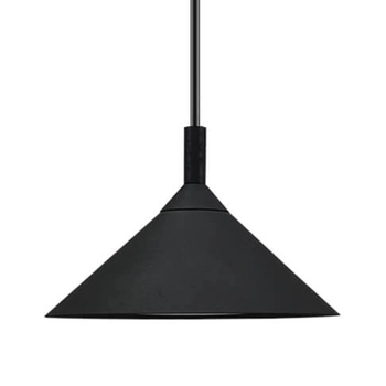 Zwieszana lampa sypialniana no.Ai 5166 Shilo metalowa czarna