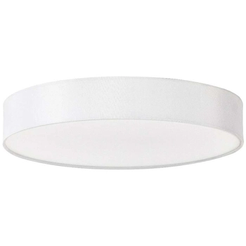 Sufitowa LAMPA plafon ARTEMIS 5682 Rabalux okrągła OPRAWA geometryczna LED 24W 3000K klosz materiałowy biały