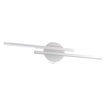 Kinkiet LAMPA ścienna GRACJA 03970 Ideus metalowa OPRAWA listwy LED 14W 4000K do łazienki IP44 białe