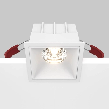 Ledowy downlight do salonu Alfa DL043-01-15W3K-SQ-W Maytoni 15W 3000K biały