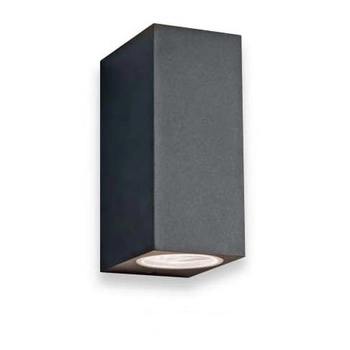 Zewnętrzna lampa ścienna ORVIE DL242204269 elewacyjna IP44 grafitowa