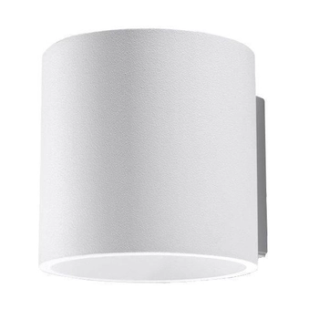Kinkiet LAMPA ścienna SL.0050 metalowa OPRAWA tuba biała