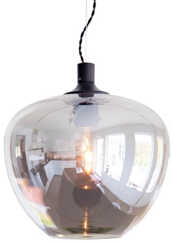 Lampa wisząca By Rydens 4200570-5503 szklana różowe złoto 