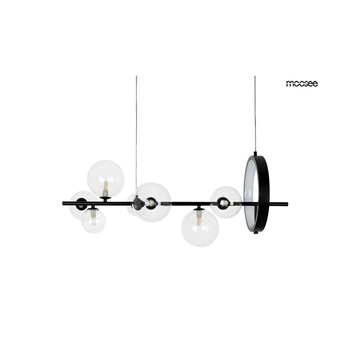 Wisząca lampa kuchenna Alure LED 15W nad wyspę balls czarna