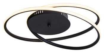 Plafon LAMPA sufitowa MERIDIA 3256 Rabalux metalowa OPRAWA pierścienie LED 40W 3000K plafoniera rings białe czarne