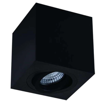 Regulowana LAMPA sufitowa Lago Nero Orlicki Design spot OPRAWA metalowa kostka cube czarna