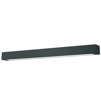 Lampa sufitowa IBROS LP-7001/1C BK 120 36/4 Light Prestige metalowa oprawa prostokąt LED 36W 4000K IP44 czarna