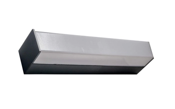 Czarny kinkiet minimalistyczny Peter LED 12W 3000K nad lustro