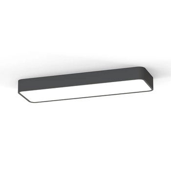 Prostokątna lampa sufitowa Soft Ceiling 7526 Nowodvorski metalowa grafitowa
