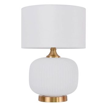 Ceramiczna lampka stołowa Tamiza LP-1515/1T small white do salonu biała