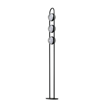 Designerska lampa stojąca ASTRID czarna AZ6893 3xLED 3000K ściemnialna