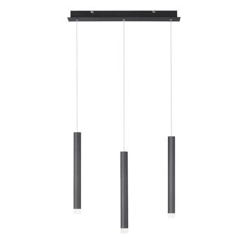 Potrójna lampa kaskadowa Bruno 15203-18 LED 18W 3000K tubki czarny