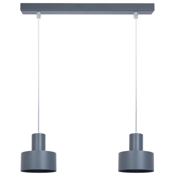 Nowoczesna wisząca lampa Rif 2 41161 do kuchni zwis grafitowy