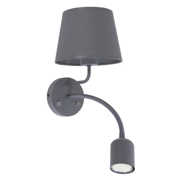 Podwójny kinkiet do czytania Maja 2536 TK Lighting abażurowy czarny