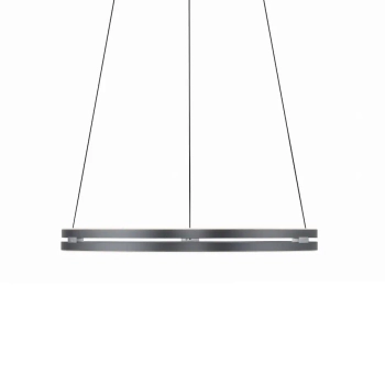 Wisząca lampa PUREE-LOOP szara LED 53W 2700-5000K pierścień do jadalni nad stół 2551-15