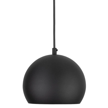 Lampa zwisająca do salonu Zoe 10167 kopuła minimalistyczna czarna