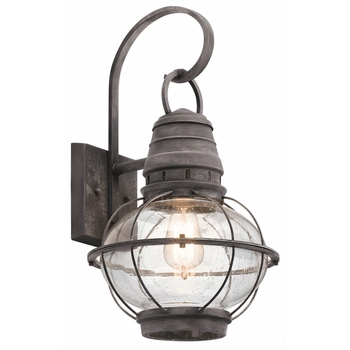 Elewacyjna lampa latarnia Bridge Point KL-BRIDGEPOINT-L IP44 cyna