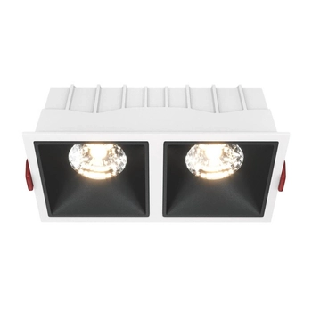 Wpustowa lampa Alfa DL043-02-15W3K-SQ-WB LED 30W 3000K biały czarny