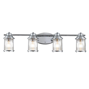 Ścienna lampa lampiony Ashland Bay QN-ASHLANDBAY4-PC-BATH Quintiesse IP44 chrom