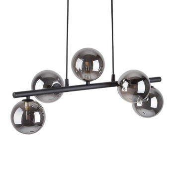 Loftowa lampa wisząca do jadalni ESTERA 6707 TK Lighting kule czarne