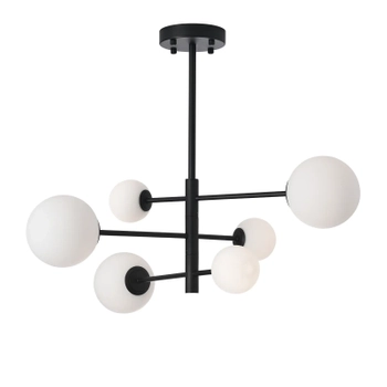 Lampa sufitowa molekułowa Bolti PLC0103-BK Yaskr biała czarna