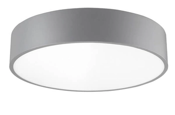 Okrągła lampa przysufitowa Aldea plafon LED 26W 3000K szary