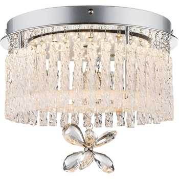 Plafon Mathilda 68397-12 z kryształkami LED 12W 4000K chrom