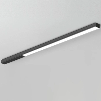 Podłużna lampa sufitowa Pietra 313303103-32 Elkim LED 44W 3000K ściemnialna czarna