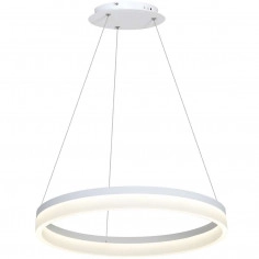 LAMPA wisząca RING ML066 Milagro okrągła OPRAWA zwis circle LED 36W 4000K pierścień biały alvendre