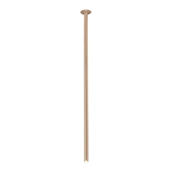 Sypialniana lampa przysufitowa ALHA 9440 Dohar metalowa tuba platynowa
