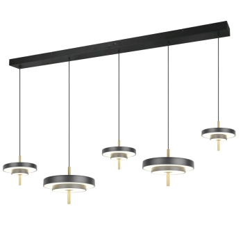 Designerska lampa wisząca Keaton 340210580 LED 50W 2300-4000K czarny