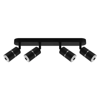 Sufitowa lampa do salonu DIOR SPT 4266 Ideus spoty metal chrom czarna