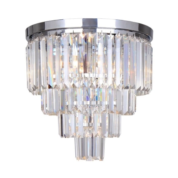 Natynkowa lampa chrom Amedeo FC17106/4+1-CHR plafon nad wyspę